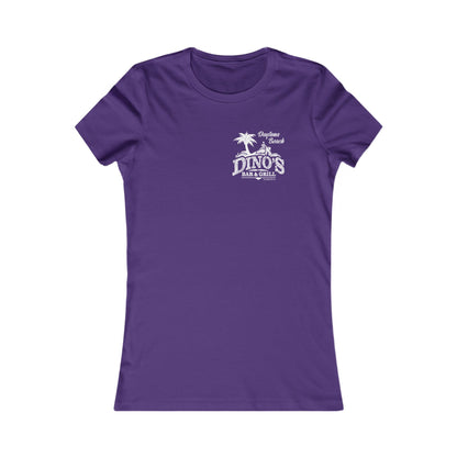 2 Sided Women's Tee | Dino's Bar & Grill | Daytona Beach