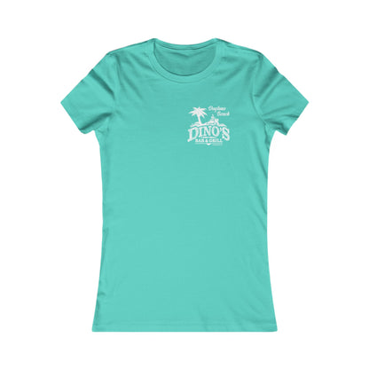 2 Sided Women's Tee | Dino's Bar & Grill | Daytona Beach