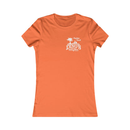 2 Sided Women's Tee | Dino's Bar & Grill | Daytona Beach