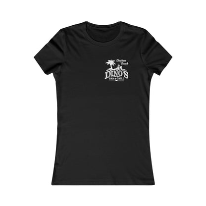 2 Sided Women's Tee | Dino's Bar & Grill | Daytona Beach