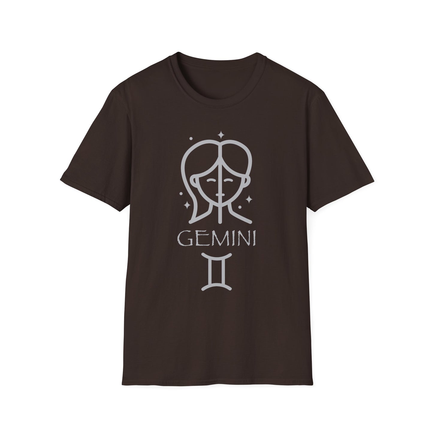 Gemini Zodiac Illustration T-Shirt | Gemini Symbol Tee