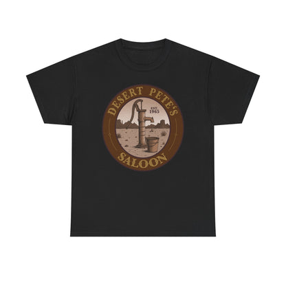 Desert Petes Saloon Kingston Trio inspired Tee sepia | Old Western Desert Pump