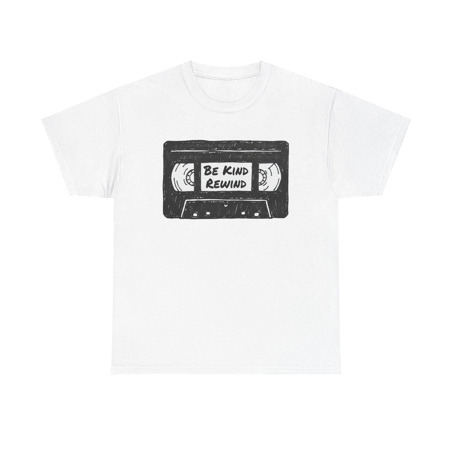 Be Kind Rewind VHS cassette tape T-Shirt | retro music tee