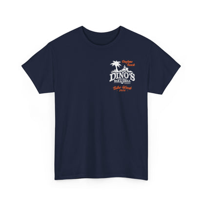 2-Sided T‑Shirt | Bike Week 2026 | Dino's Bar & Grill | Daytona Beach