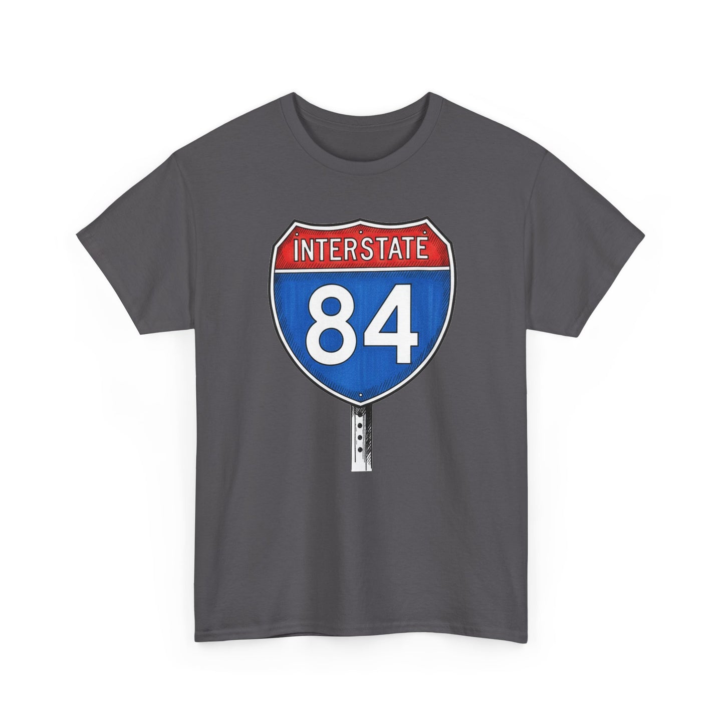 Interstate 84 Sign Tee | Vintage Urban Graphic I84 T-shirt