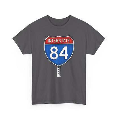 Interstate 84 Sign Tee | Vintage Urban Graphic I84 T-shirt