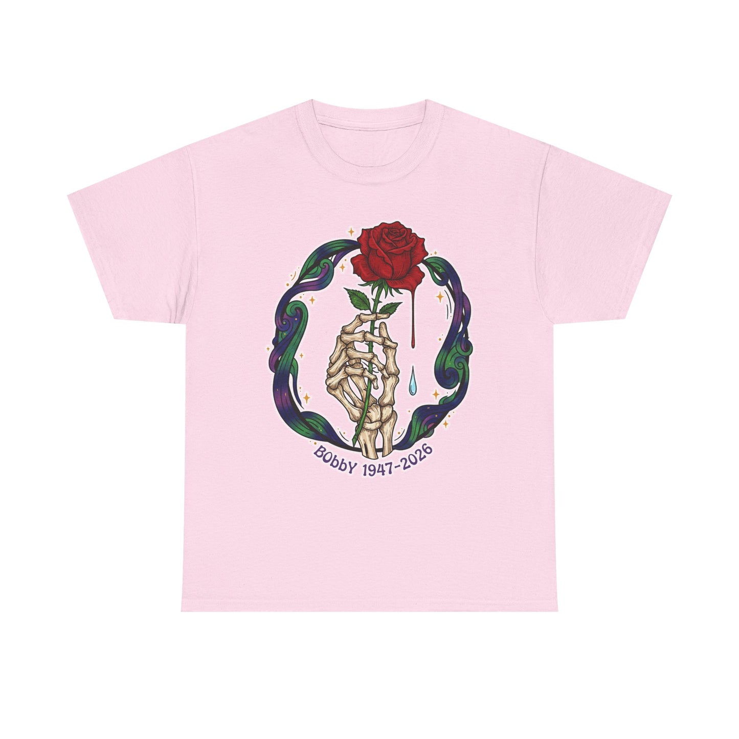 Bobby Weir T-Shirt Crying Rose | Bobby 1947-2026 | Memorial Graphic Tee