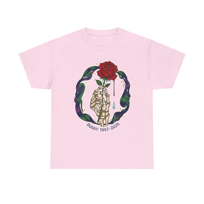 Bobby Weir T-Shirt Crying Rose | Bobby 1947-2026 | Memorial Graphic Tee