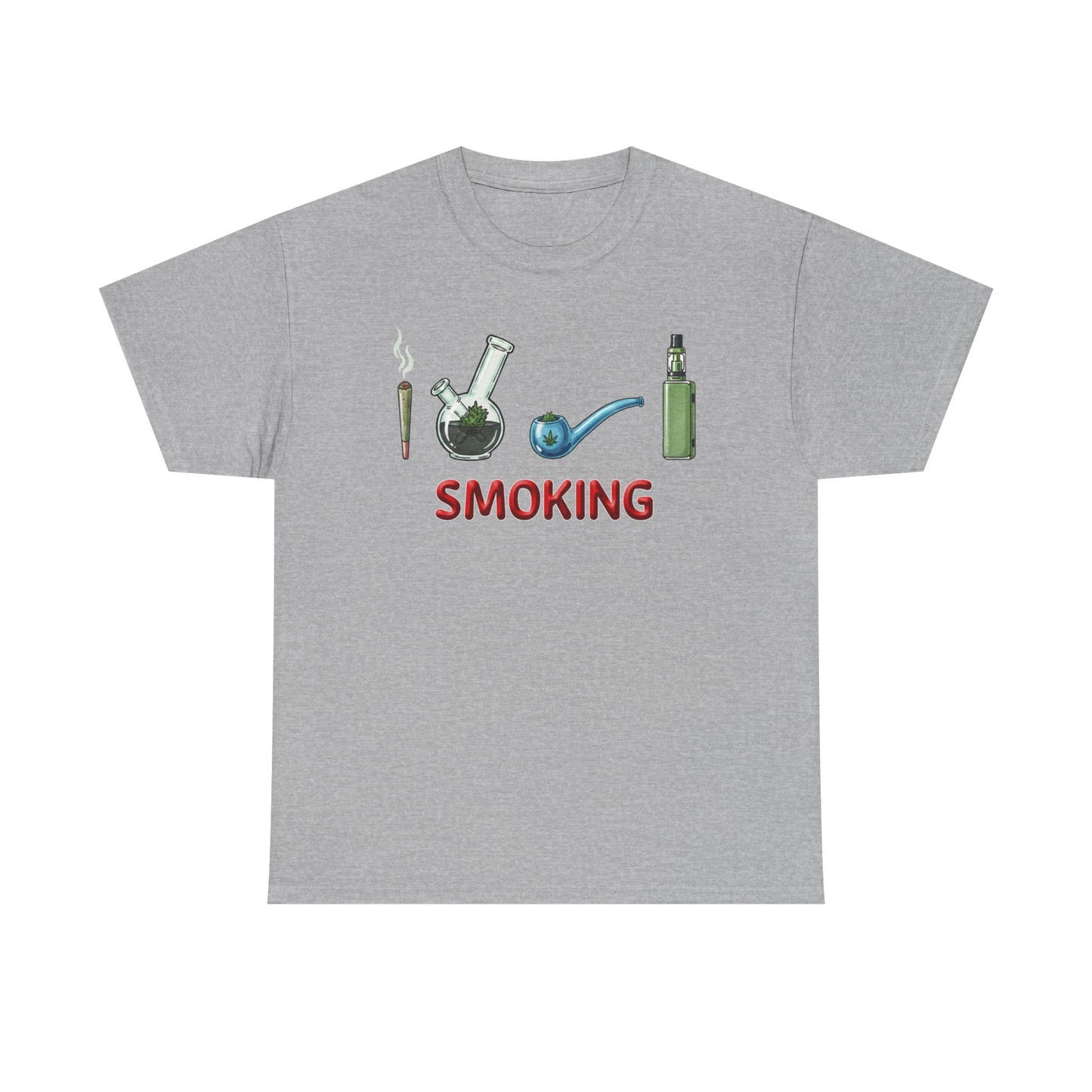 Smoking Paraphernalia Tee | Joint, Bong, Pipe, Vape Illustration