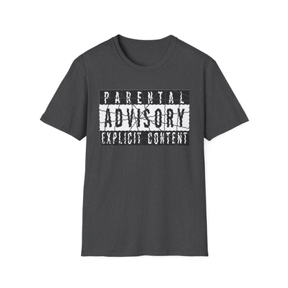 Parental Advisory Distressed Logo T-Shirt | Retro Censored Graphic