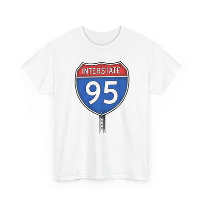 Interstate 95 Sign Tee | Vintage Urban Graphic I95 T-shirt