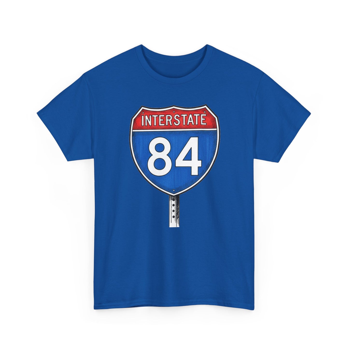 Interstate 84 Sign Tee | Vintage Urban Graphic I84 T-shirt
