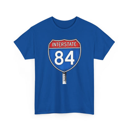 Interstate 84 Sign Tee | Vintage Urban Graphic I84 T-shirt
