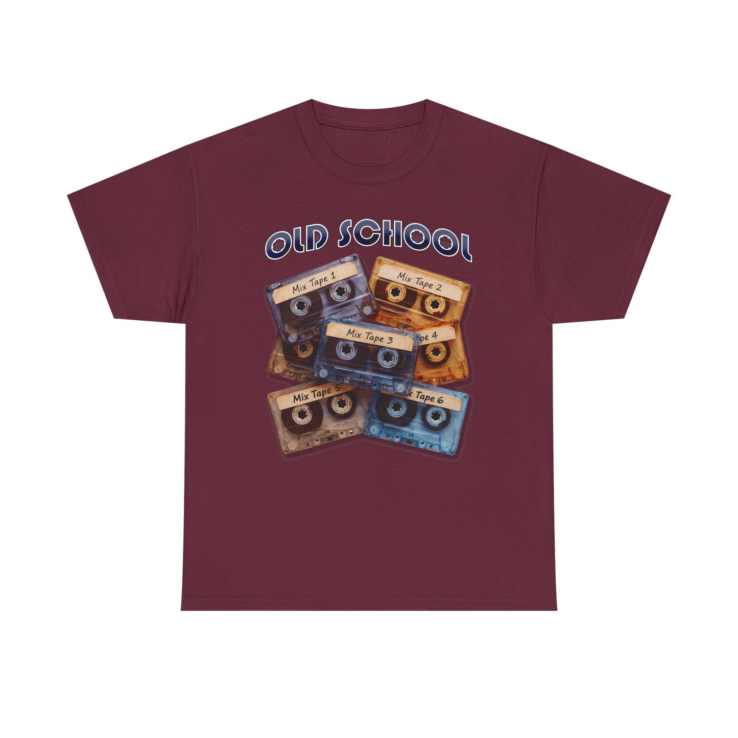 Old School Cassette Mix Tape Tee | Retro Music Vintage Audio Design