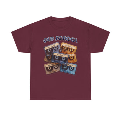 Old School Cassette Mix Tape Tee | Retro Music Vintage Audio Design