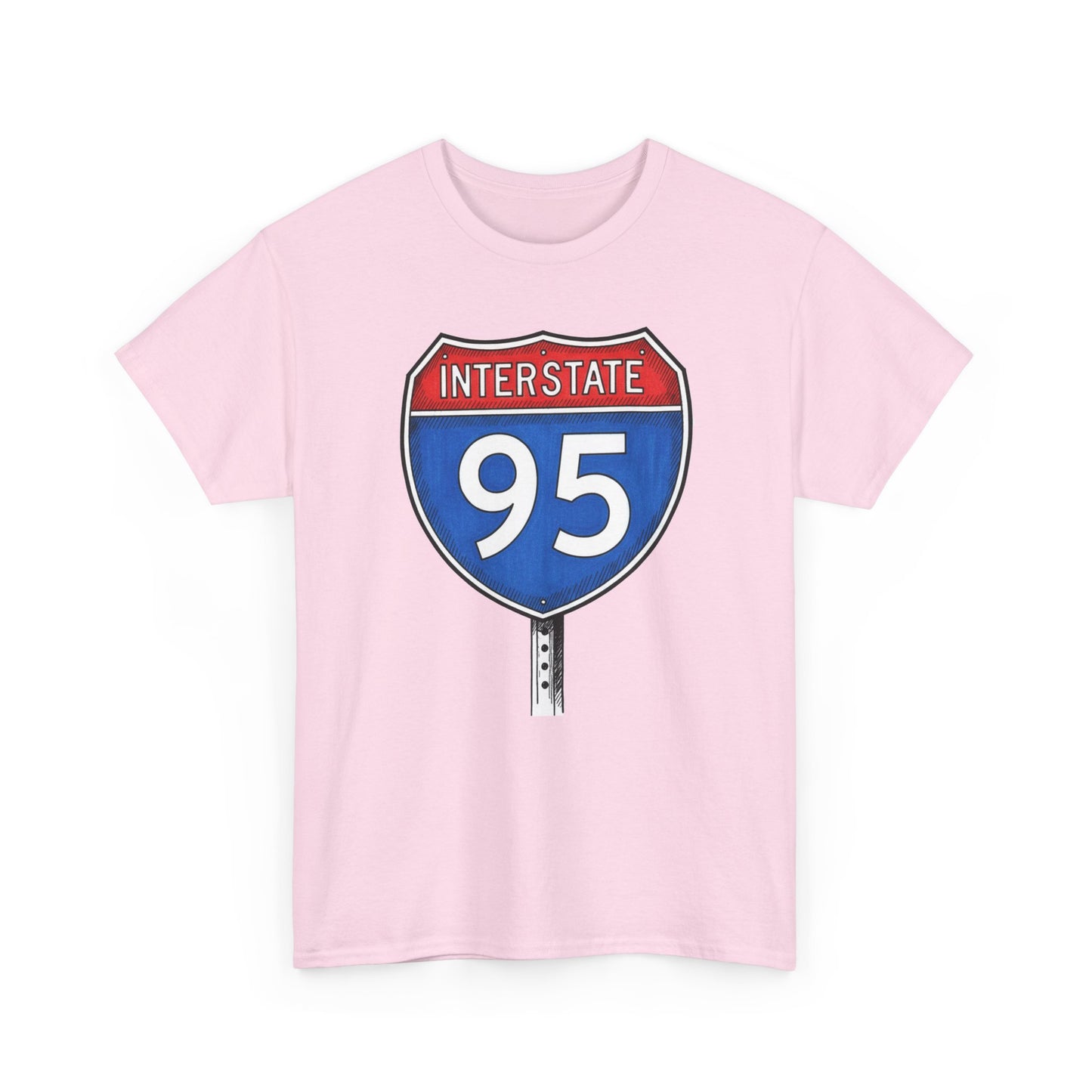 Interstate 95 Sign Tee | Vintage Urban Graphic I95 T-shirt