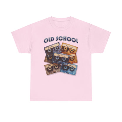 Old School Cassette Mix Tape Tee | Retro Music Vintage Audio Design