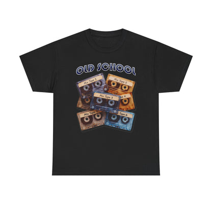 Old School Cassette Mix Tape Tee | Retro Music Vintage Audio Design