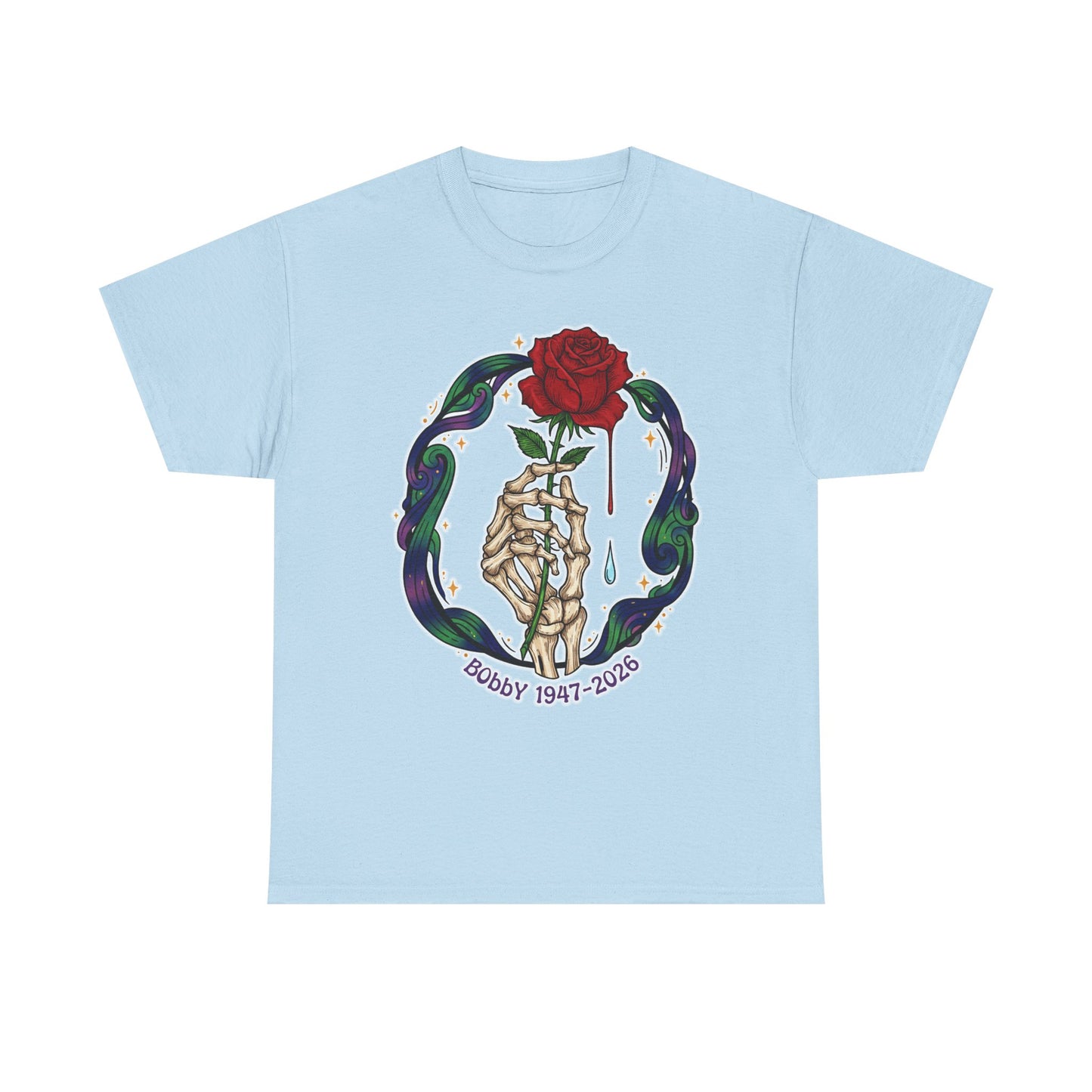 Bobby Weir T-Shirt Crying Rose | Bobby 1947-2026 | Memorial Graphic Tee