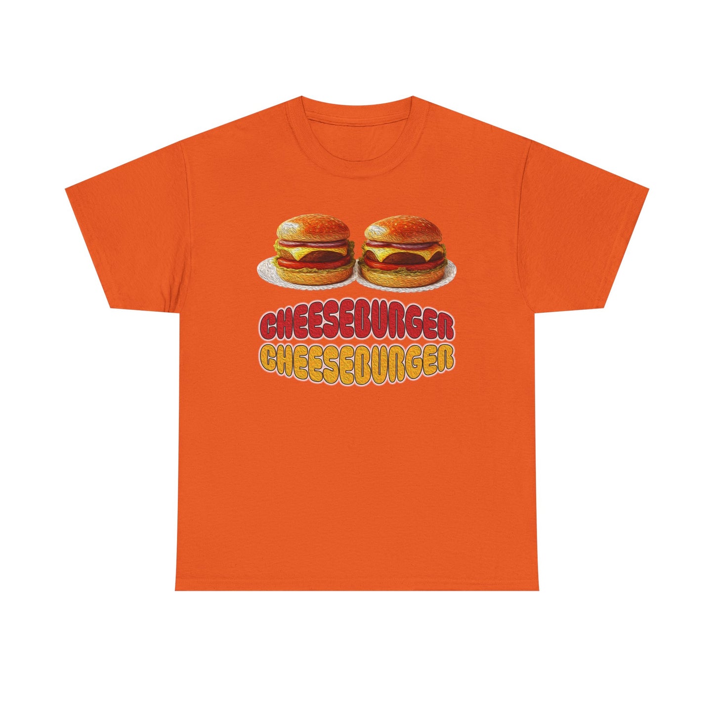 Cheeseburger Cheeseburger Tee | Retro Food Graphic