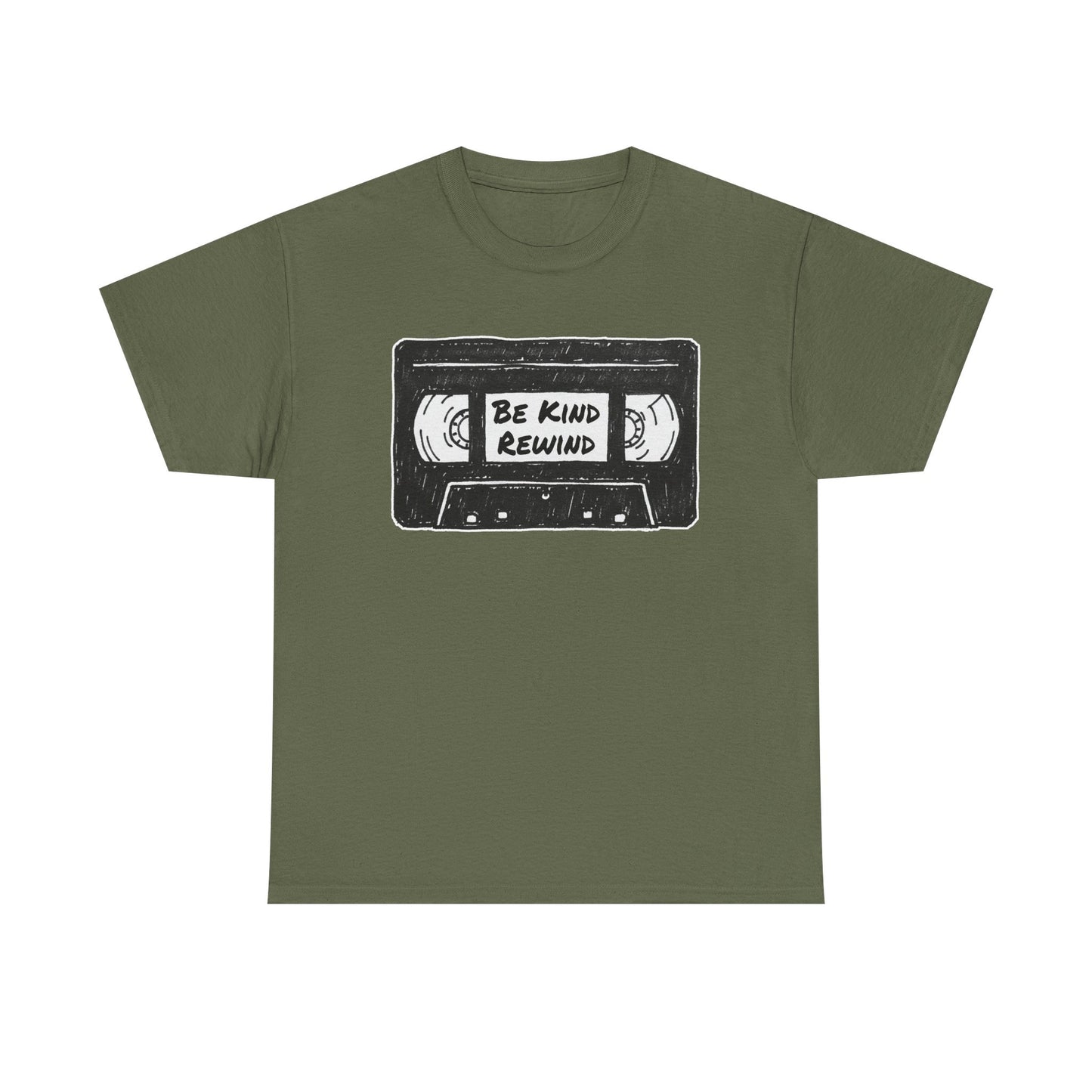 Be Kind Rewind VHS cassette tape T-Shirt | retro music tee