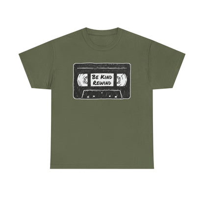 Be Kind Rewind VHS cassette tape T-Shirt | retro music tee