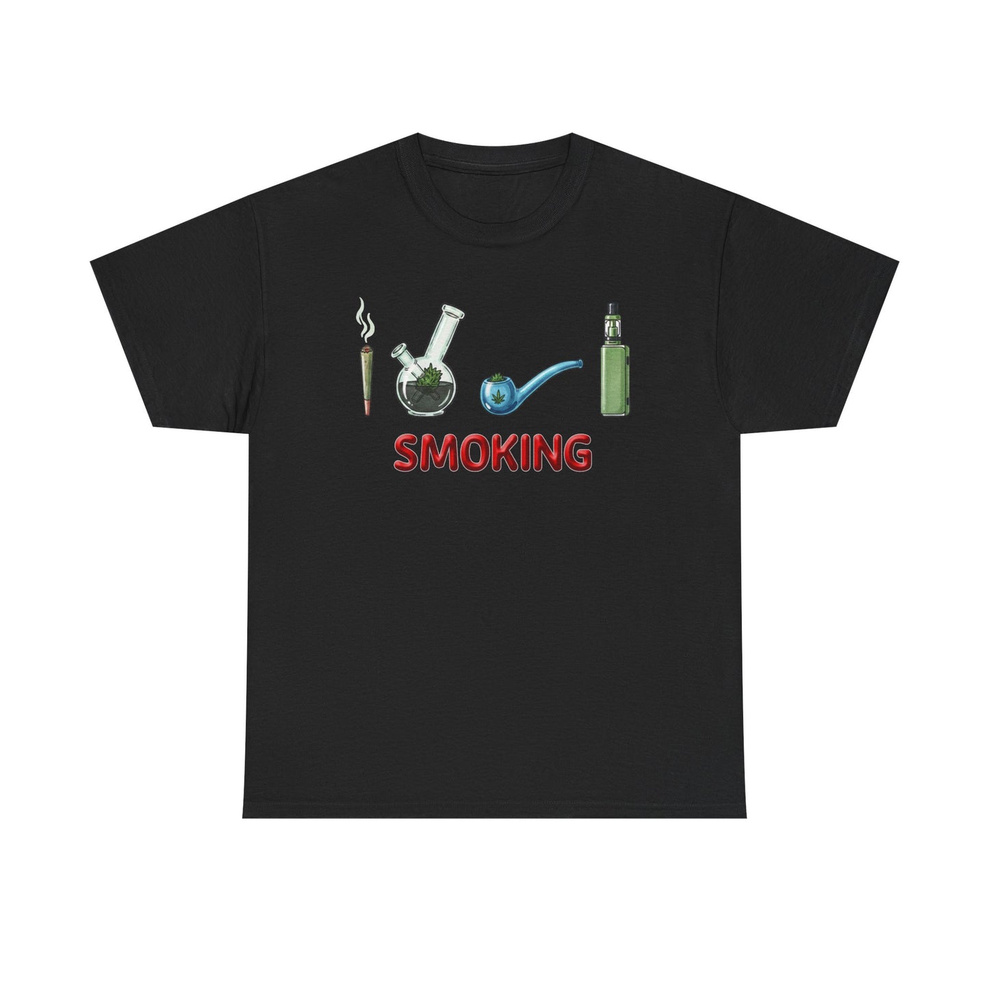 Smoking Paraphernalia Tee | Joint, Bong, Pipe, Vape Illustration