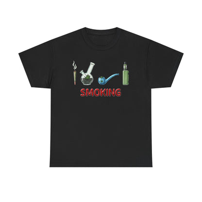 Smoking Paraphernalia Tee | Joint, Bong, Pipe, Vape Illustration