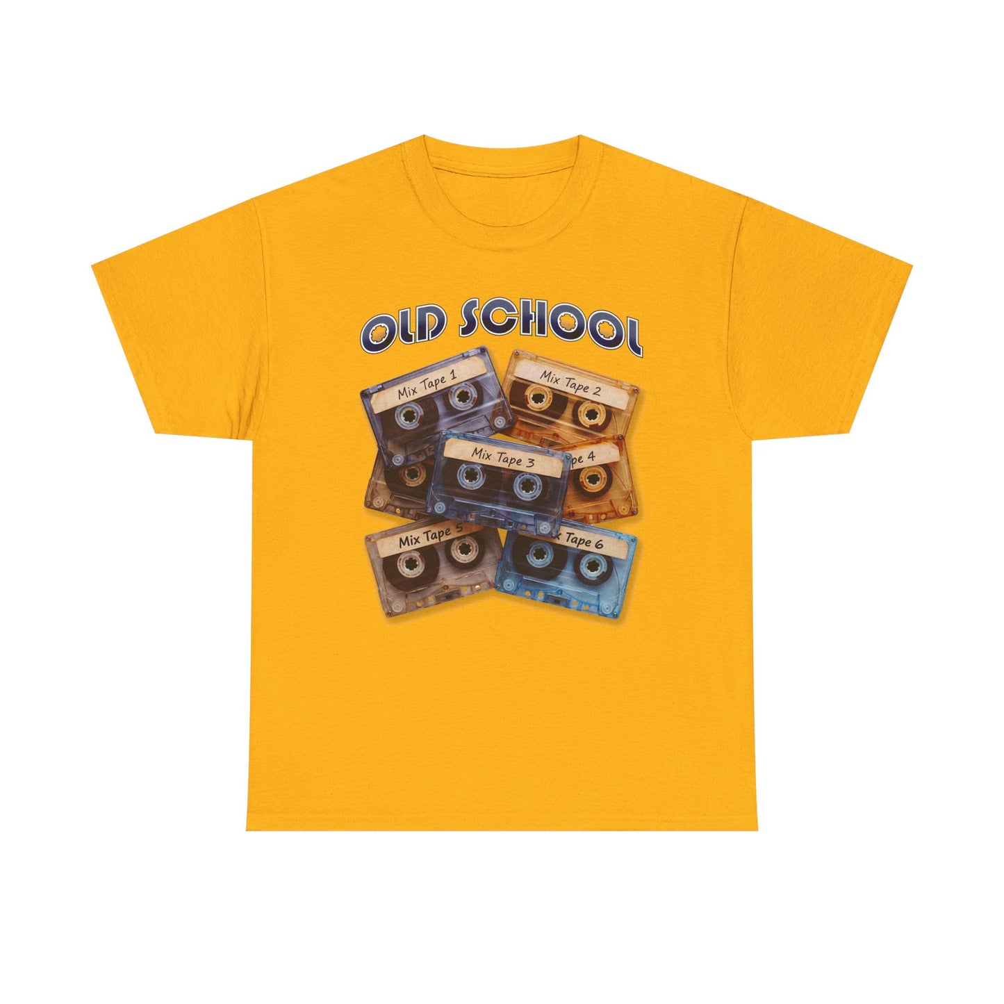 Old School Cassette Mix Tape Tee | Retro Music Vintage Audio Design