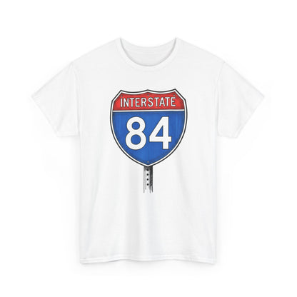 Interstate 84 Sign Tee | Vintage Urban Graphic I84 T-shirt