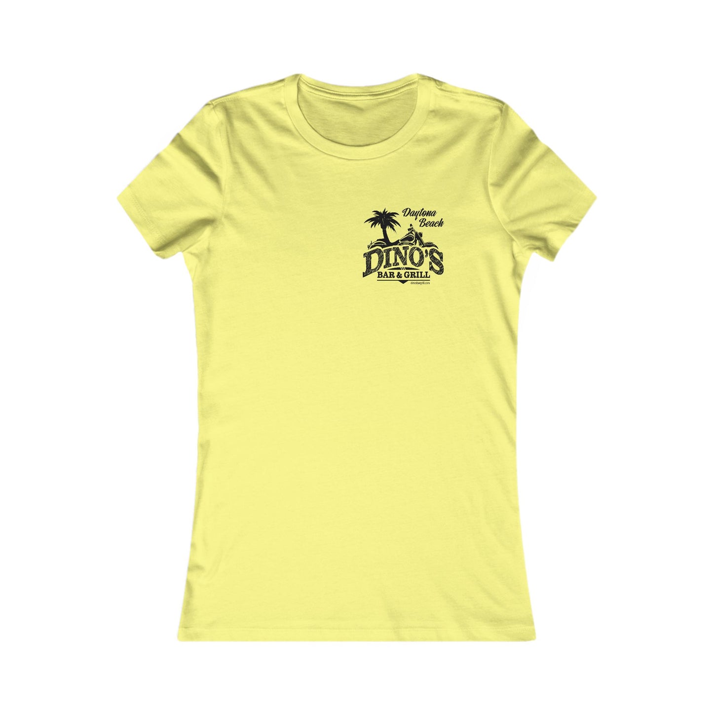 2 Sided Women's Tee | Dino's Bar & Grill | Daytona Beach