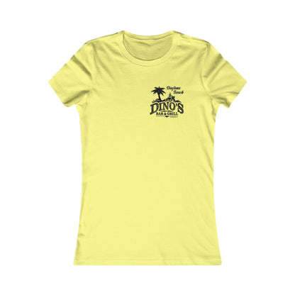2 Sided Women's Tee | Dino's Bar & Grill | Daytona Beach
