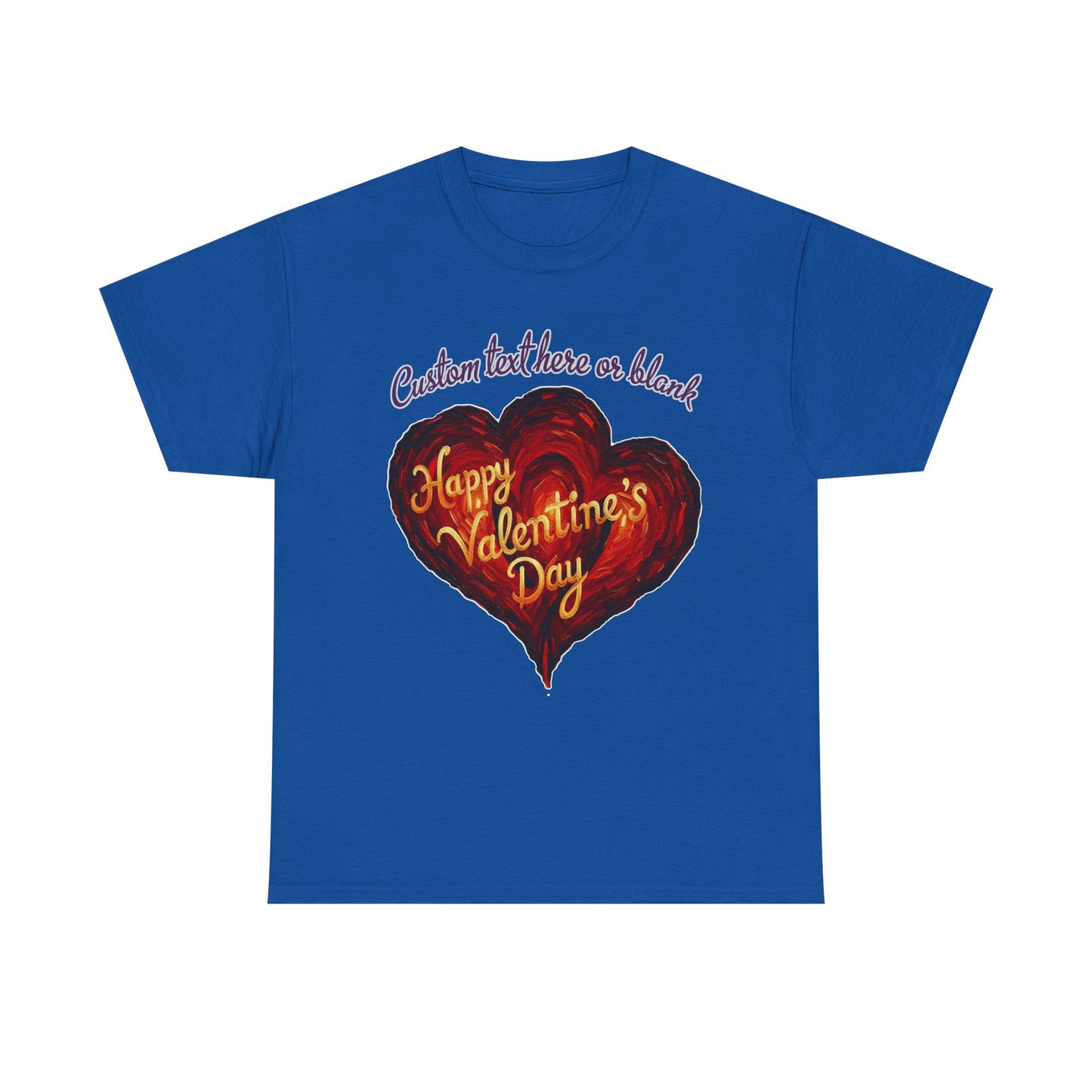 Valentines Day CUSTOMIZABLE | Van Gogh style heart | Personalized T-shirt