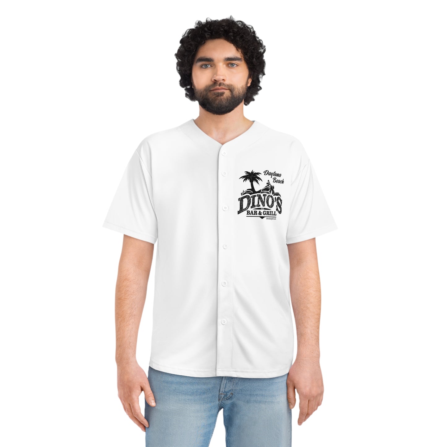 DINO #1 Baseball Jersey | Dino's Bar & Grill | Daytona Beach