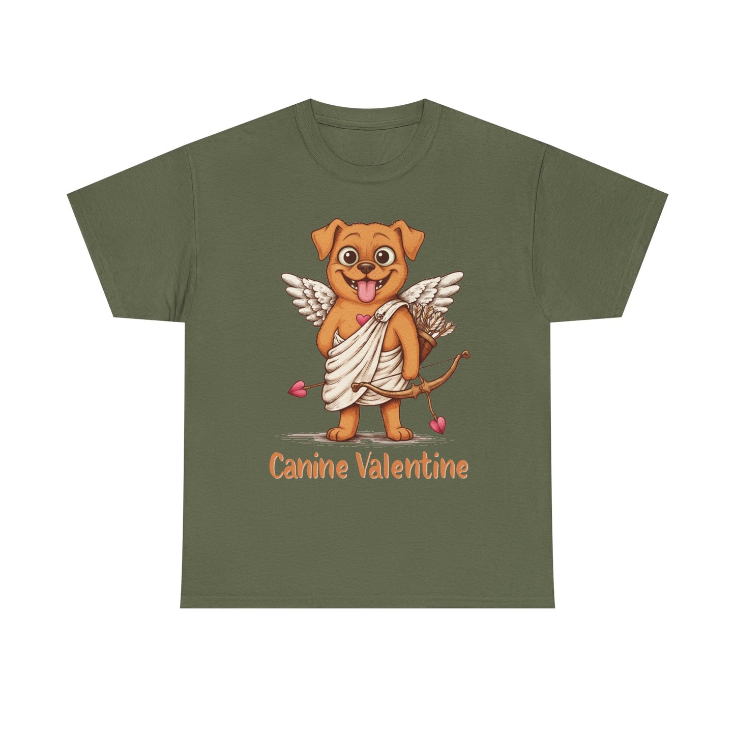 Valentines Day ! Canine Valentine Tee | Happy Cupid | Valentines Gift