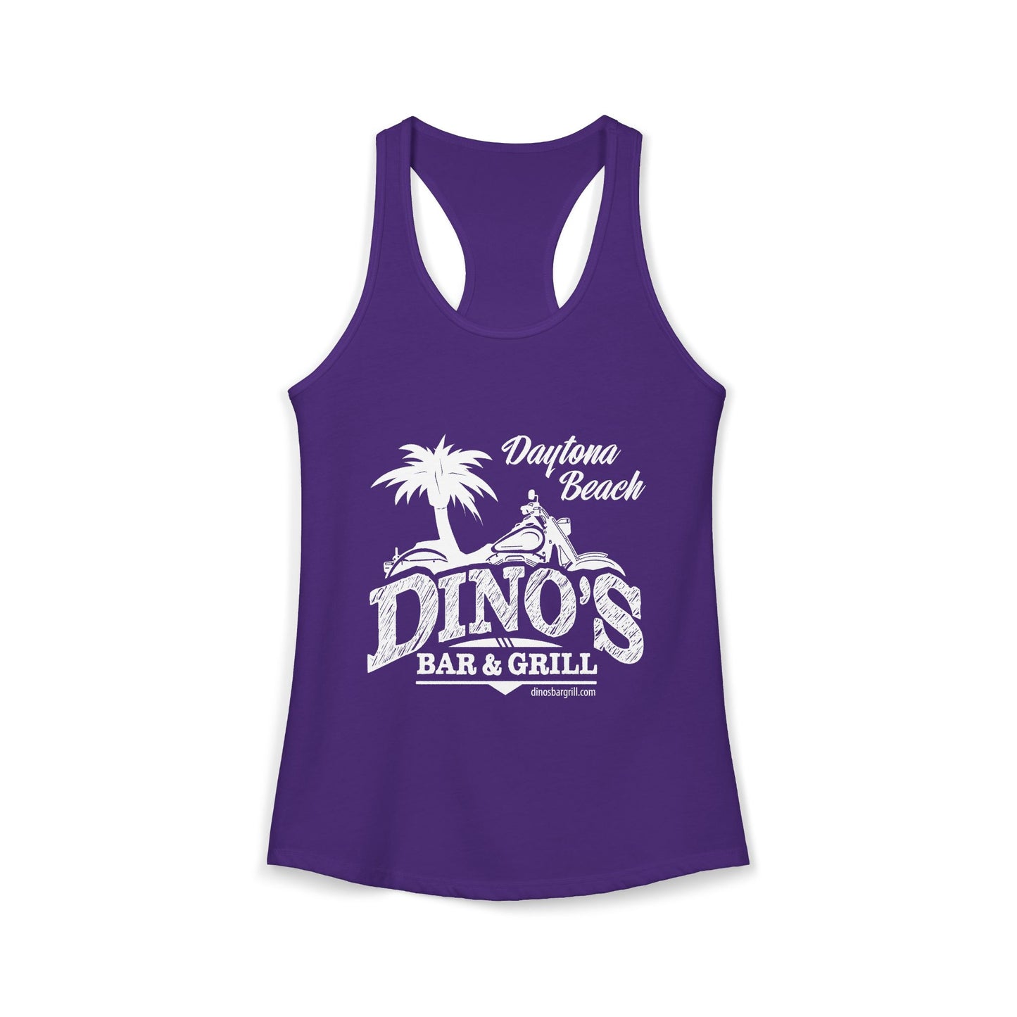 Women's Racerback Tank | Dino's Bar & Grill | Daytona Beach