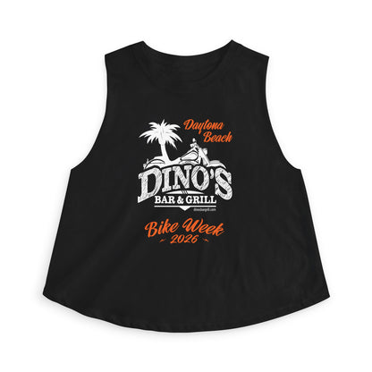 Women's Crop Top | Bike Week 2026 | Dino's Bar & Grill | Daytona Beach